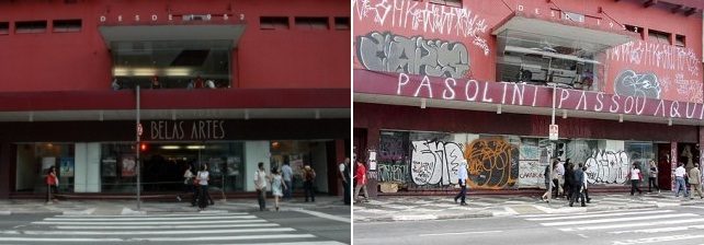 O Belas Artes, em São Paulo, antes e depois do fechamento